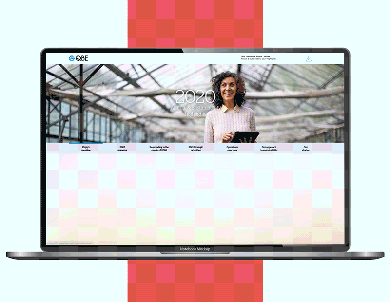 QBE Insurance slide 1