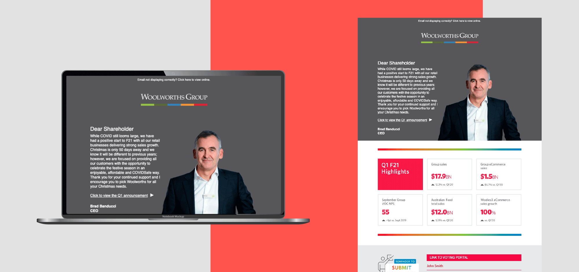 Woolworths Group slide 1