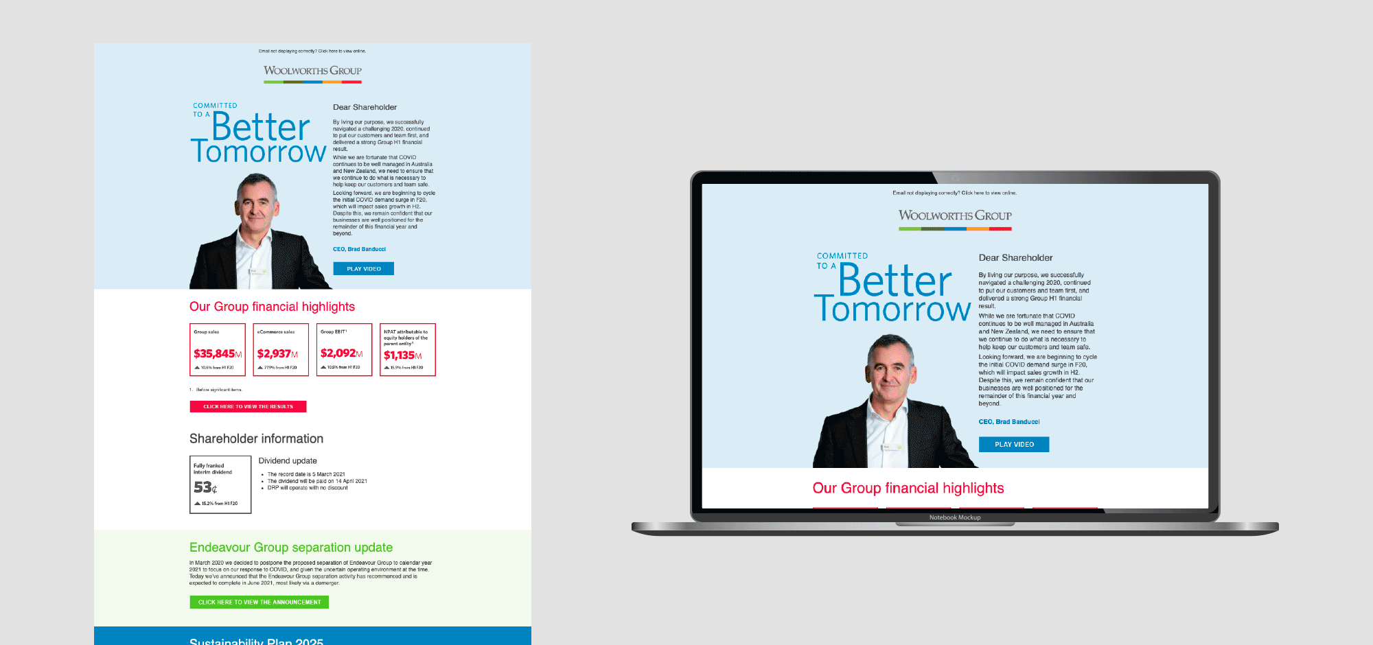 Woolworths Group slide 3