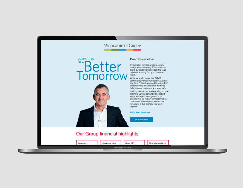 Woolworths Group slide 3